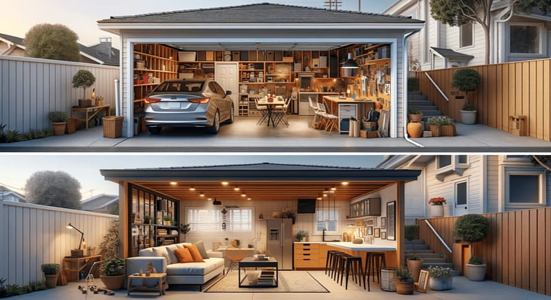 adu garage conversion in fullerton california
